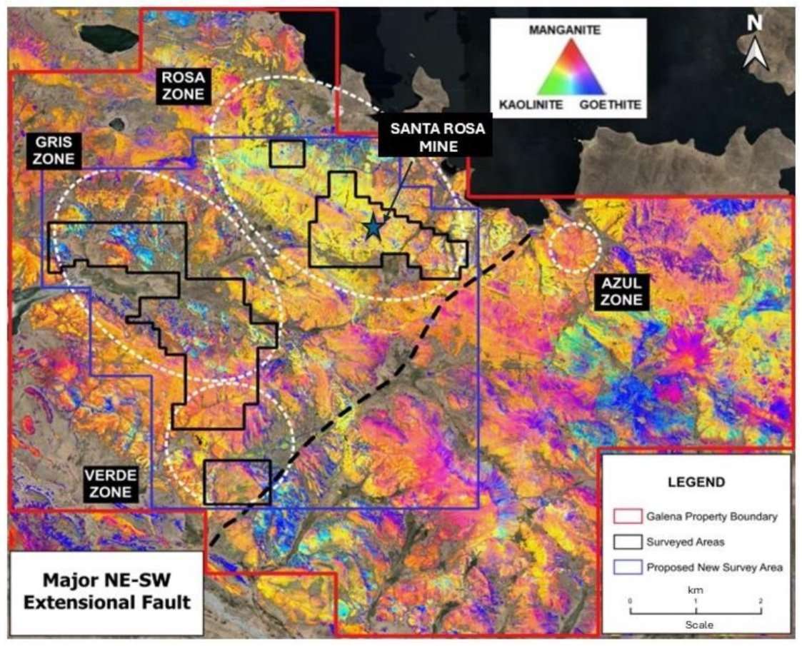 Palamina identifica nuevas anomalías de manganeso en el proyecto Galena de cobre y plata