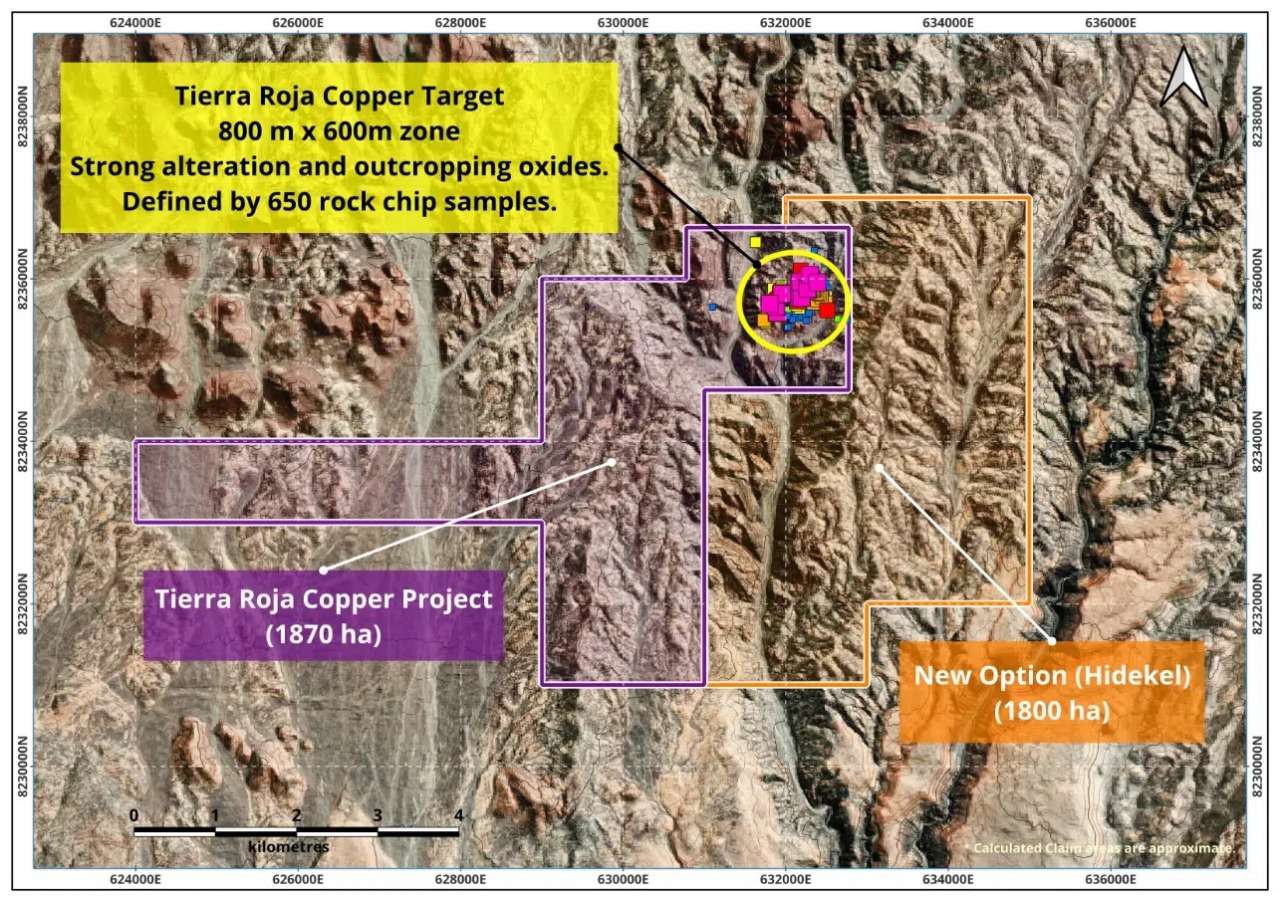 Radius Gold obtiene el derecho de expandir el Proyecto de Cobre Tierra Roja.