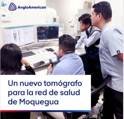 Moquegua: Hospital Regional se moderniza con nuevo tomógrafo de alta tecnología gracias a financiamiento de Anglo American